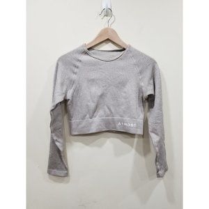 NWOT | GYMSET | SEAMLESS CREAM CROP TOP | L/M
